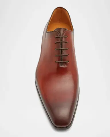 Magnanni Men's Cruz Square-Toe Leather Oxfords | Thumbnail 5 Magnanni Men's Cruz Square-Toe Leather Oxfords | Thumbnail 5