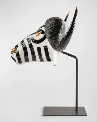 Lladro Buffalo Mask Sculpture | Thumbnail 4