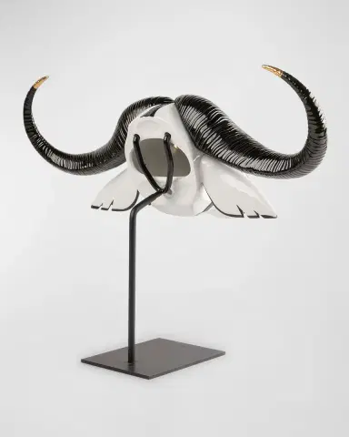 Lladro Buffalo Mask Sculpture | Thumbnail 5