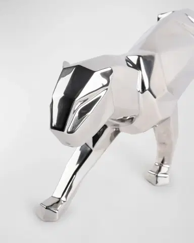 Lladro Panther Sculpture - Silver | Thumbnail 3