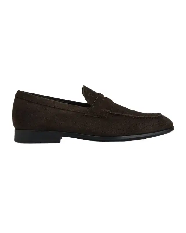 Men 's Moccasino Suede Penny Loafers