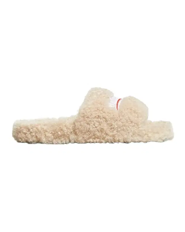 Faux Fur Slide Sandals