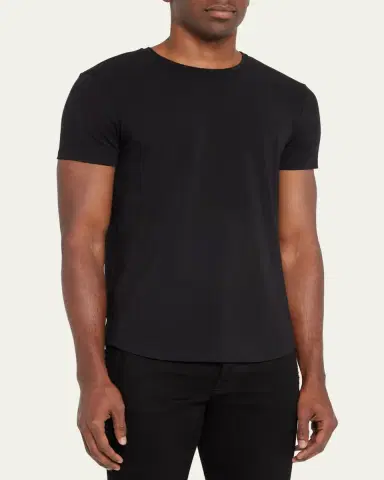 Monfrère Men's Dann Solid Crew T-Shirt | Thumbnail 4
