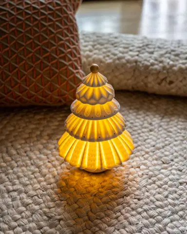 Lladro Christmas Tree Table Lamps | Thumbnail 4