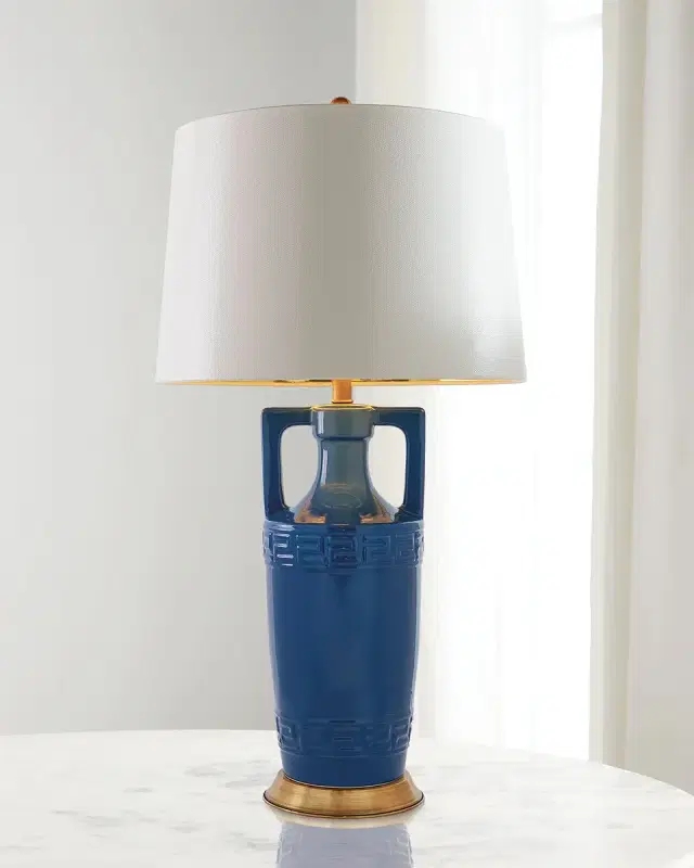 Port 68 Regency White Table Lamp
