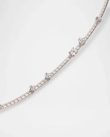 Mattia Cielo 18k White Gold Diamond Necklace | Thumbnail 2