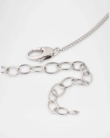Mattia Cielo 18k White Gold Diamond Necklace | Thumbnail 3