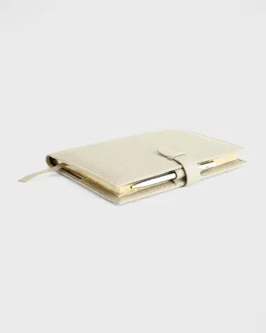 Royce New York Monogrammed Executive Weekly Leather Calendar Planner, Personalized | Thumbnail 2