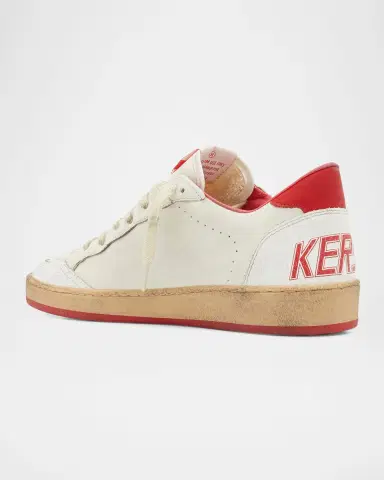 Golden Goose Men's Ball Star Distressed Low-Top Sneakers | Thumbnail 2 Golden Goose Men's Ball Star Distressed Low-Top Sneakers | Thumbnail 2