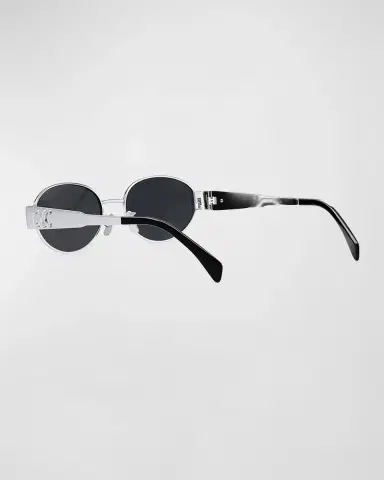 CELINE Triomphe Oval Metal Sunglasses | Thumbnail 2 CELINE Triomphe Oval Metal Sunglasses | Thumbnail 2