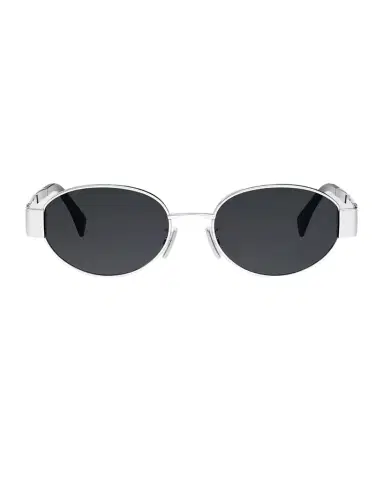CELINE Triomphe Oval Metal Sunglasses | Thumbnail 1 CELINE Triomphe Oval Metal Sunglasses | Thumbnail 1