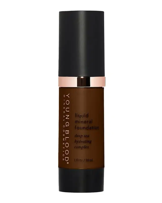 Youngblood Mineral Cosmetics Liquid Mineral Foundation Deep Sea Hydrating Complex, 1 oz.