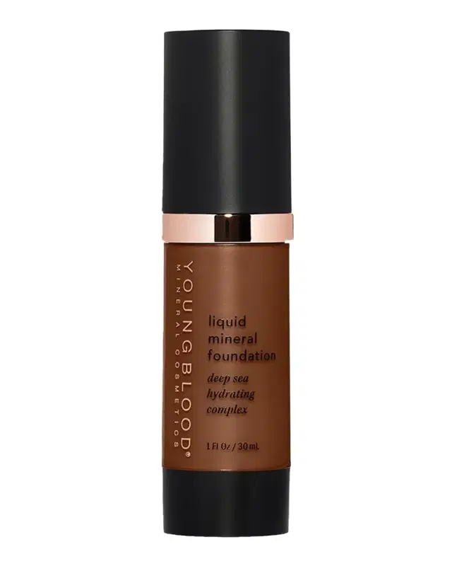 Youngblood Mineral Cosmetics Liquid Mineral Foundation Deep Sea Hydrating Complex, 1 oz.