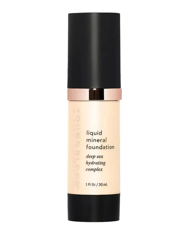 Youngblood Mineral Cosmetics Liquid Mineral Foundation Deep Sea Hydrating Complex, 1 oz.