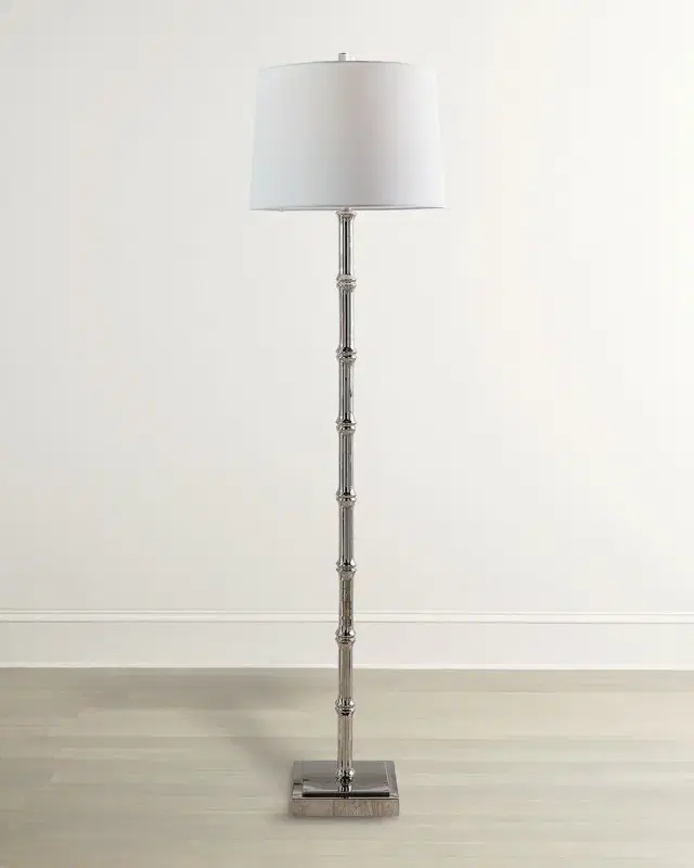 Port 68 Lauderdale Brass Floor Lamp