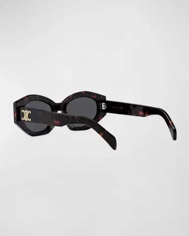 Celine Triomphe Logo Acetate Cat-Eye Sunglasses | Thumbnail 2 Celine Triomphe Logo Acetate Cat-Eye Sunglasses | Thumbnail 2