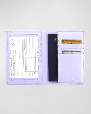Royce New York Personalized Leather RFID-Blocking Passport Case | Thumbnail 2 Royce New York Personalized Leather RFID-Blocking Passport Case | Thumbnail 2