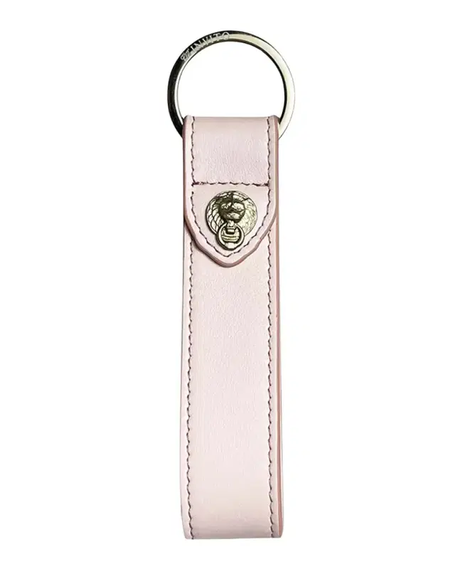 Bell 'INVITO Leather Logo Keychain