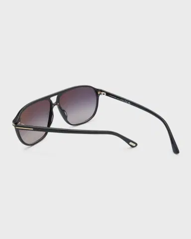 Tom Ford Men's Bruce Acetate Square Sunglasses | Thumbnail 2