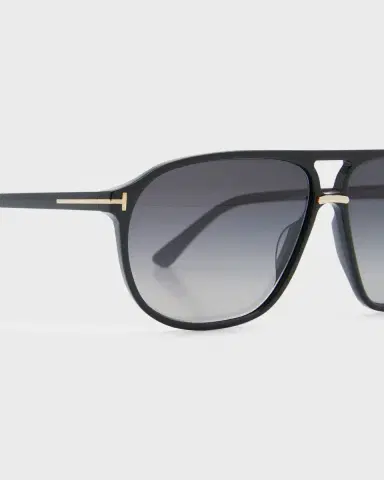 Tom Ford Men's Bruce Acetate Square Sunglasses | Thumbnail 4