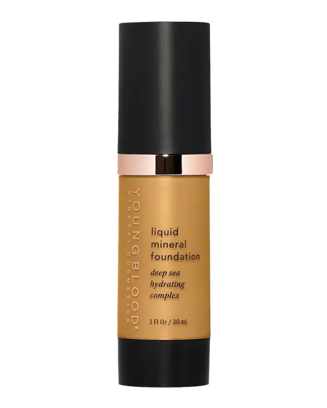 Youngblood Mineral Cosmetics Liquid Mineral Foundation Deep Sea Hydrating Complex, 1 oz.