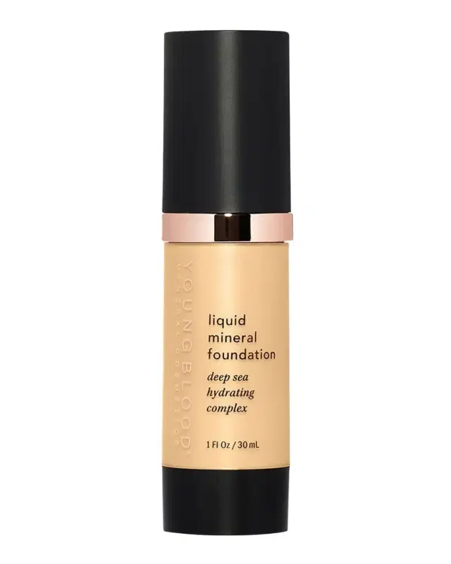 Youngblood Mineral Cosmetics Liquid Mineral Foundation Deep Sea Hydrating Complex, 1 oz.