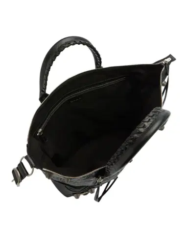 Balenciaga Men 's Le Cagole Medium Leather Tote Bag | Thumbnail 1