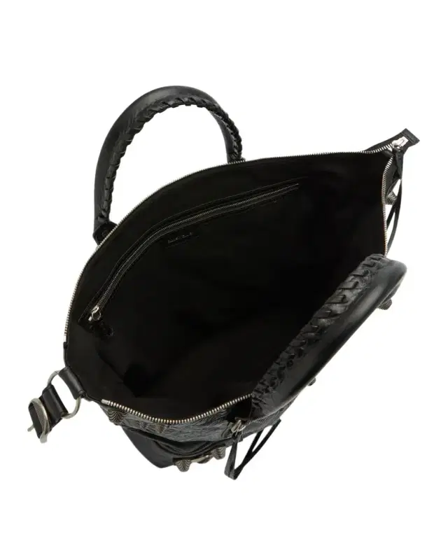 Men 's Le Cagole Medium Leather Tote Bag
