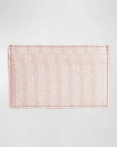 Bell'INVITO Chevron Leather Credit Card Case | Thumbnail 3