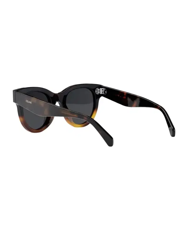 Tortoiseshell Acetate Cat-Eye Sunglasses