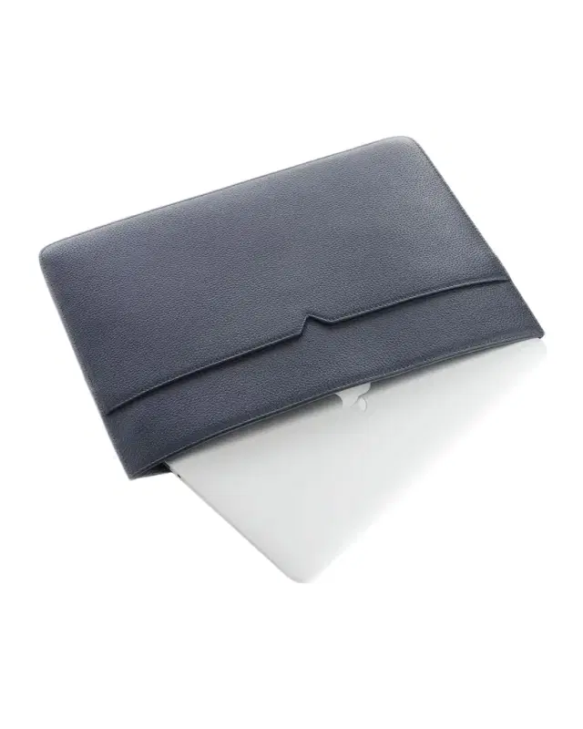 ROYCE New York Personalized Leather 13" Laptop Sleeve