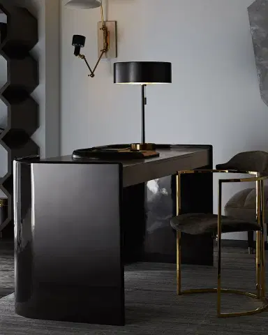 Arteriors Parnell Curved Writing Desk | Thumbnail 2