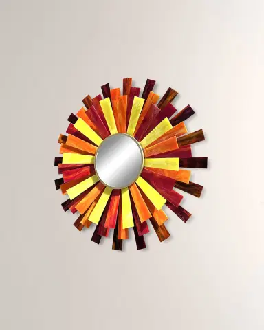 Karo Studios "Sunburst" Sculptural Wall Mirror - 37" | Thumbnail 2