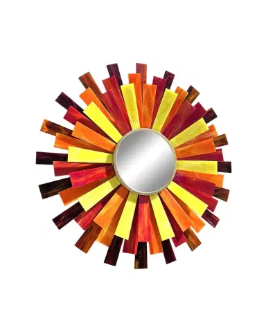 Karo Studios "Sunburst" Sculptural Wall Mirror - 37" | Thumbnail 1