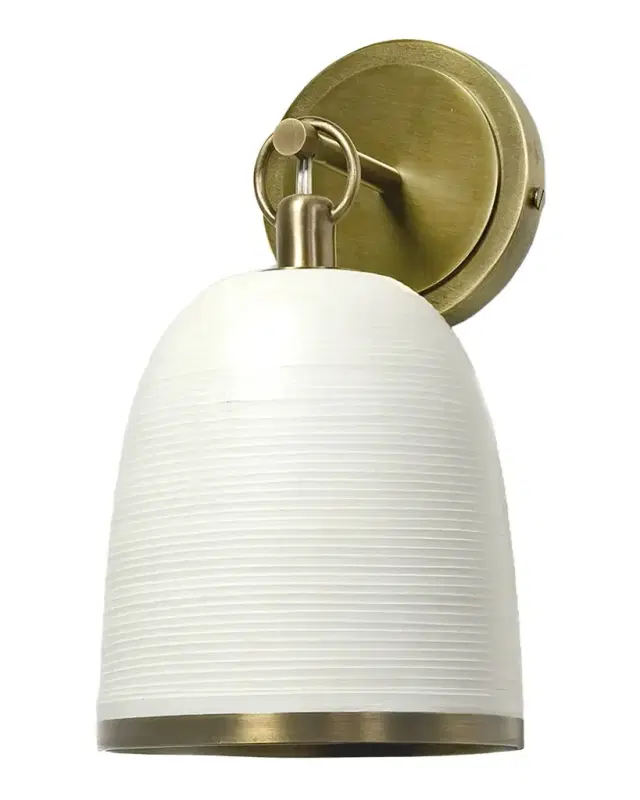 Palecek Rivoli Leather Sconce