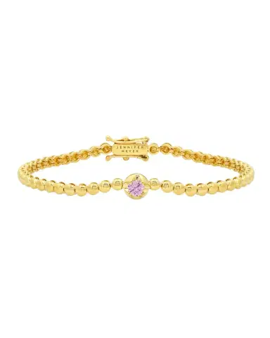 Jennifer Meyer Mini Bezel Tennis Bracelet with Illusion-Set Accent | Thumbnail 1