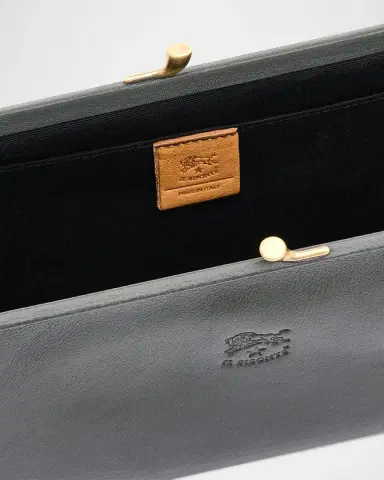 Il Bisonte Classic Vaccjetta Leather Clutch Bag | Thumbnail 4