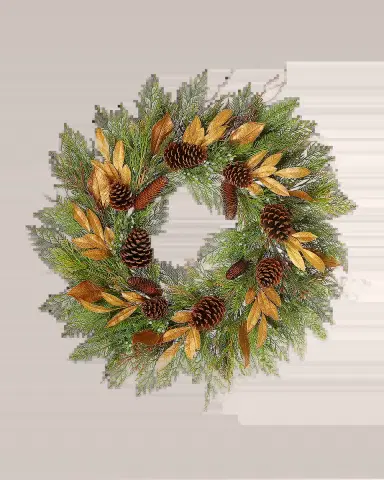 Winward Home Cedar Pine Mix Wreath | Thumbnail 2