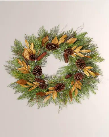 Winward Home Cedar Pine Mix Wreath | Thumbnail 3