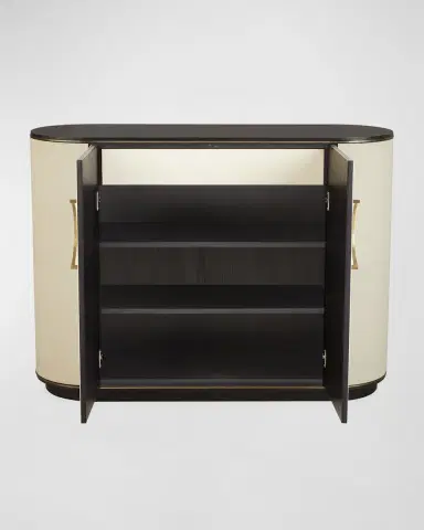 Arteriors Lanette Leather Cabinet | Thumbnail 2