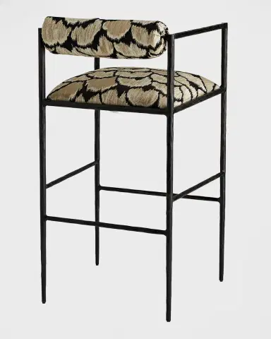 Arteriors Barbana Bar Stool | Thumbnail 3 Arteriors Barbana Bar Stool | Thumbnail 3