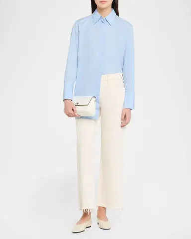 Tory Burch Charlie Small Leather Shoulder Bag | Thumbnail 4