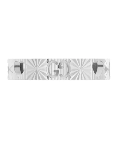 Gucci 18k White Gold Icon Heart Ring | Thumbnail 1