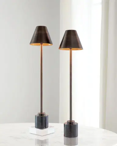 Port 68 Parliament Buffet Brass Lamps, Set of 2 | Thumbnail 2 Port 68 Parliament Buffet Brass Lamps, Set of 2 | Thumbnail 2