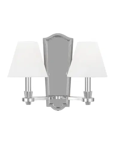 Visual Comfort Studio Paisley Double Sconce By Alexa Hampton | Thumbnail 1