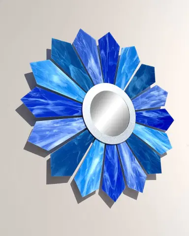 Karo Studios "Sunburst AH" Sculptural Wall Mirror - 30" | Thumbnail 2
