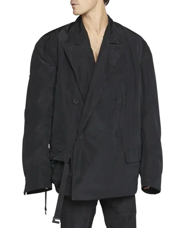 Men 's Oversized Packable Taffeta Jacket