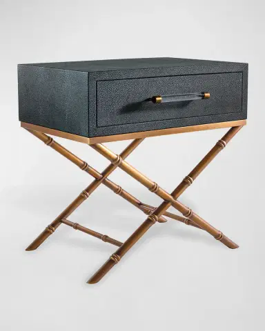 Port 68 Cairo Faux Shagreen End Table | Thumbnail 2