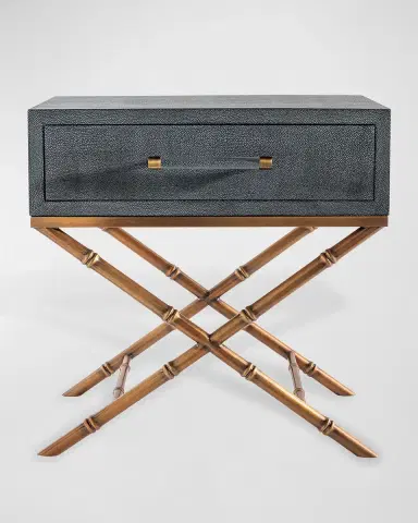 Port 68 Cairo Faux Shagreen End Table | Thumbnail 3