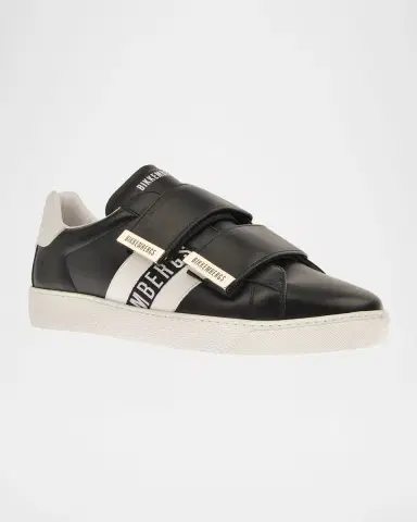 Bikkembergs Men's Double Strap Low-Top Sneakers | Thumbnail 2